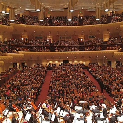 The View from Stage, Davies Symphony Hall, San Francisco | John Vlahides